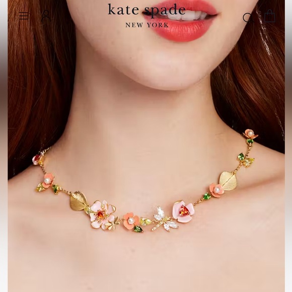 Kate Spade Bloom In Color Scatter Necklace ๐ธ ๐บ ๐ - Picture 1 of 9